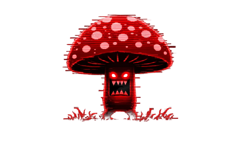 red mushroom threat